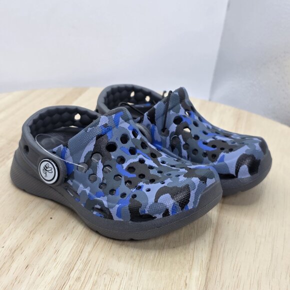 Joybees Size 5C Kids Blue Shoes Clogs New - Picture 4 of 8